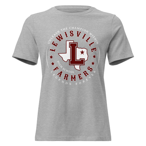 Lewisville High School Farmers Women's Relaxed Fit T-shirt 214