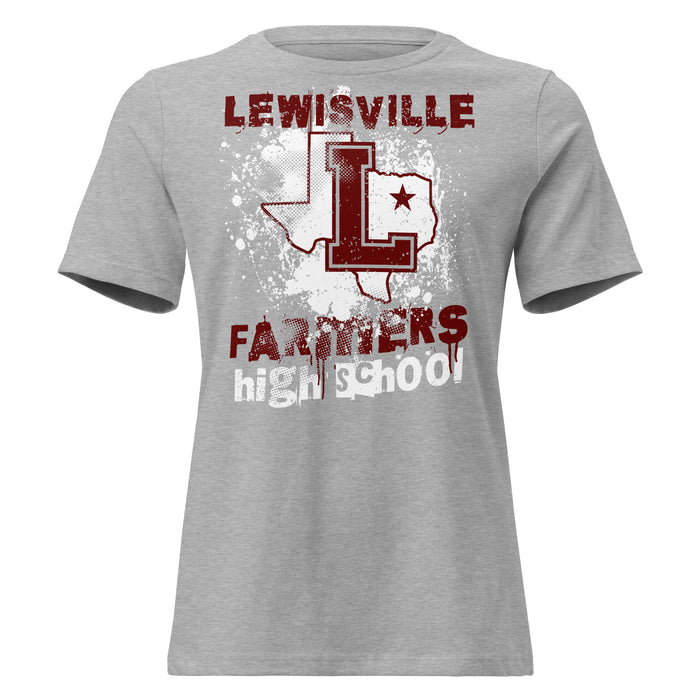 Lewisville High School Farmers Women's Relaxed Fit T-shirt 205