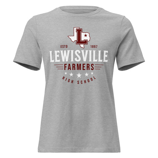 Lewisville High School Farmers Women's Relaxed Fit T-shirt 217