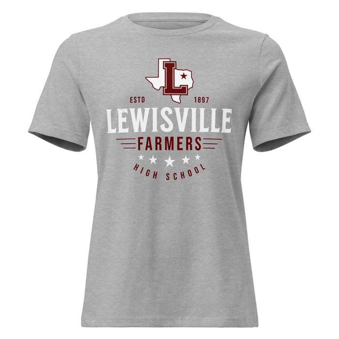 Lewisville High School Farmers Women's Relaxed Fit T-shirt 217