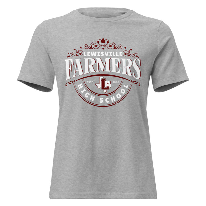 Lewisville High School Farmers Women's Relaxed Fit T-shirt 211