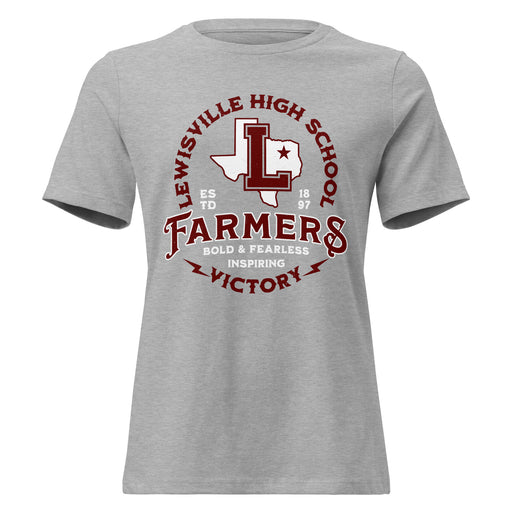 Lewisville High School Farmers Women's Relaxed Fit T-shirt 206