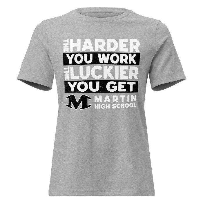 Martin High School Warriors Women's Relaxed Fit T-shirt 238