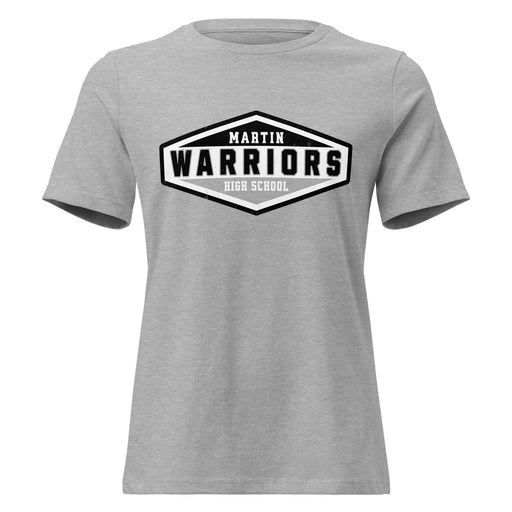 Martin High School Warriors Women's Relaxed Fit T-shirt 009