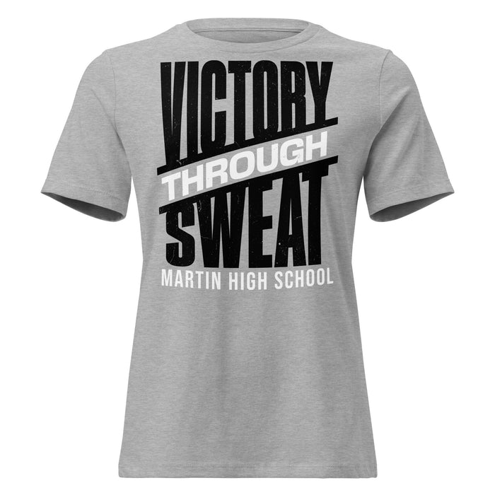 Martin High School Warriors Women's Relaxed Fit T-shirt 241