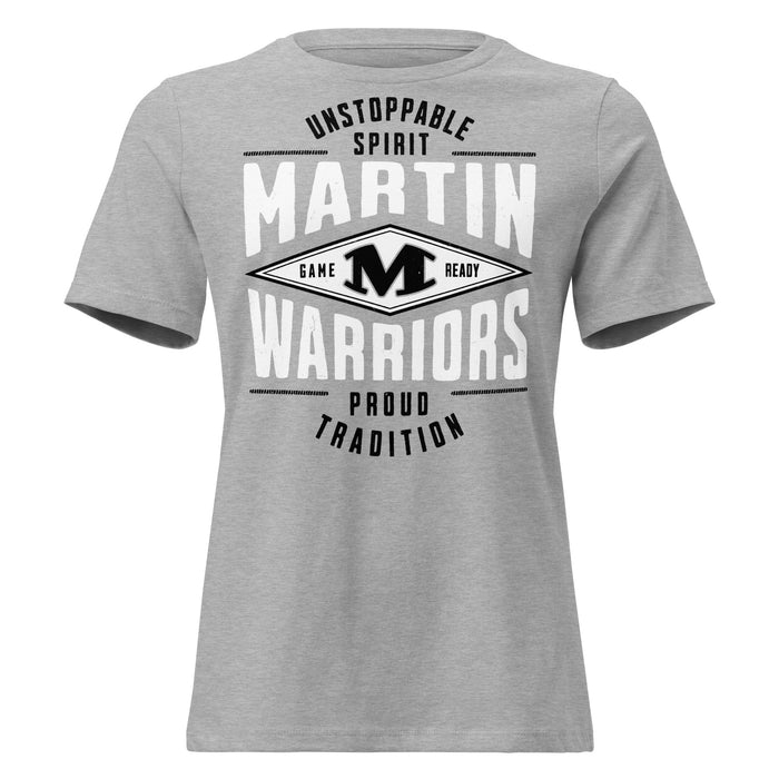 Martin High School Warriors Women's Relaxed Fit T-shirt 210
