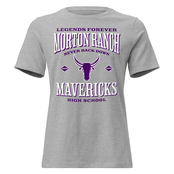 Morton Ranch High School Mavericks Women's Relaxed Fit T-shirt 230