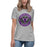Young lady wearing Morton Ranch High School Mavericks Women's Relaxed Fit T-shirt 224