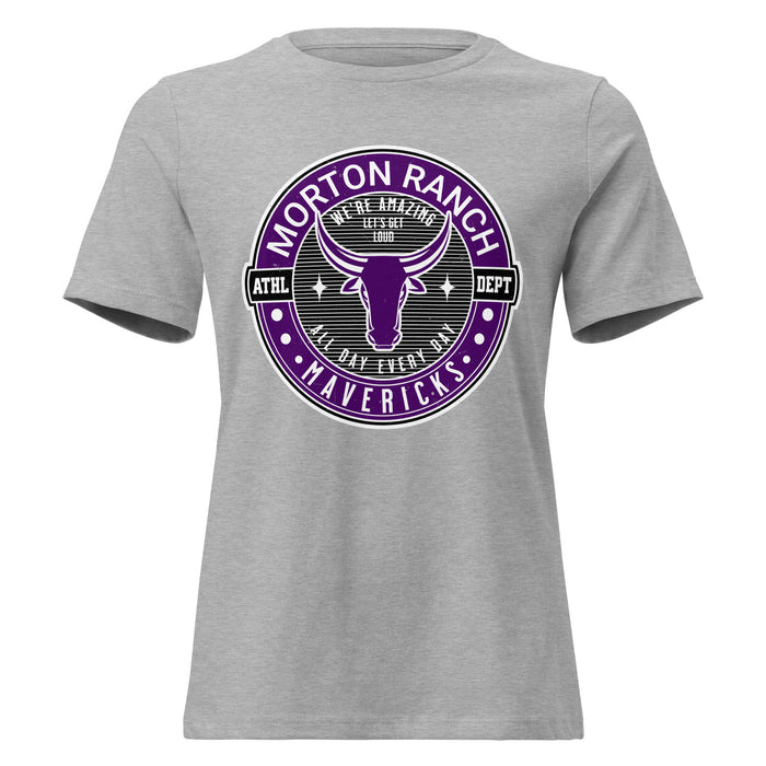 Morton Ranch High School Mavericks Women's Relaxed Fit T-shirt 224