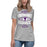 Student wearing Morton Ranch High School Mavericks Women's Relaxed Fit T-shirt 210