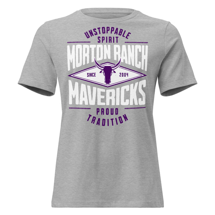 Morton Ranch High School Mavericks Women's Relaxed Fit T-shirt 210
