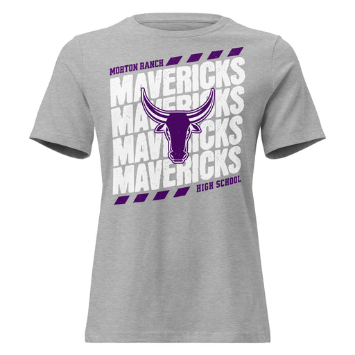 Morton Ranch High School Mavericks Women's Relaxed Fit T-shirt 223