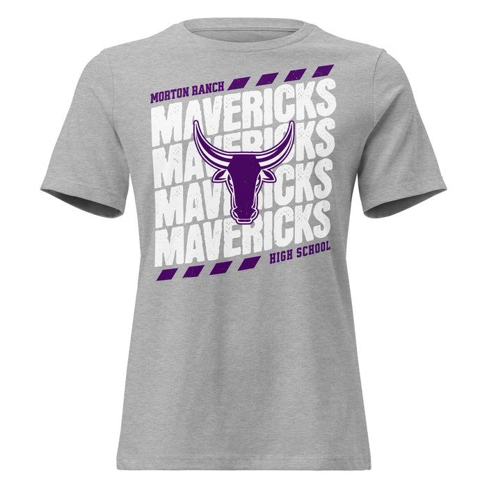 Morton Ranch High School Mavericks Women's Relaxed Fit T-shirt 223
