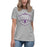 Woman wearing Morton Ranch High School Mavericks Women's Relaxed Fit T-shirt 232
