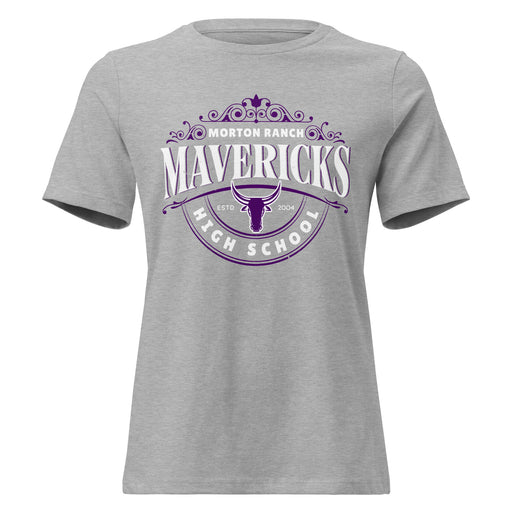 Morton Ranch High School Mavericks Women's Relaxed Fit T-shirt 232