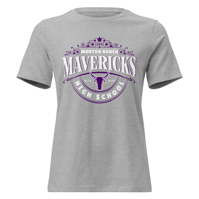 Morton Ranch High School Mavericks Women's Relaxed Fit T-shirt 232