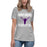 Student wearing Morton Ranch High School Mavericks Women's Relaxed Fit T-shirt 233