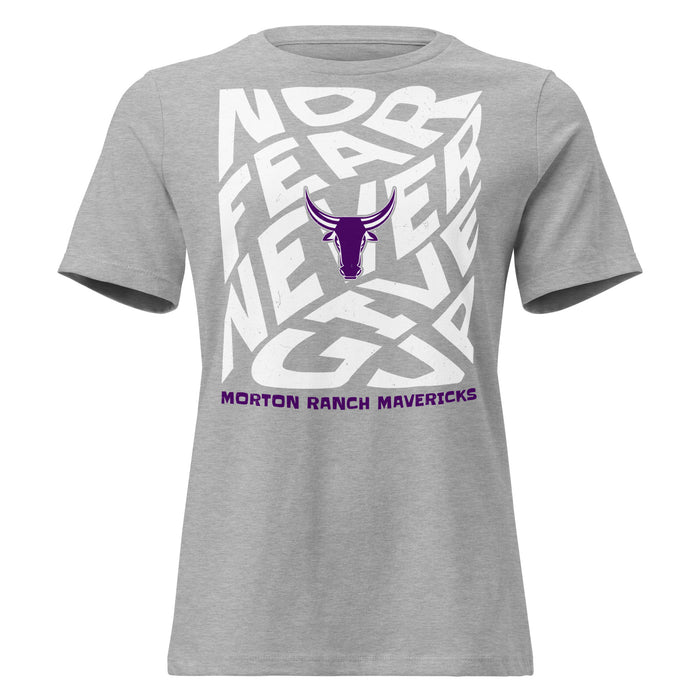 Morton Ranch High School Mavericks Women's Relaxed Fit T-shirt 236