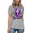 Student wearing Morton Ranch High School Mavericks Women's Relaxed Fit T-shirt 205