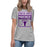 Student wearing Morton Ranch High School Mavericks Women's Relaxed Fit T-shirt 001