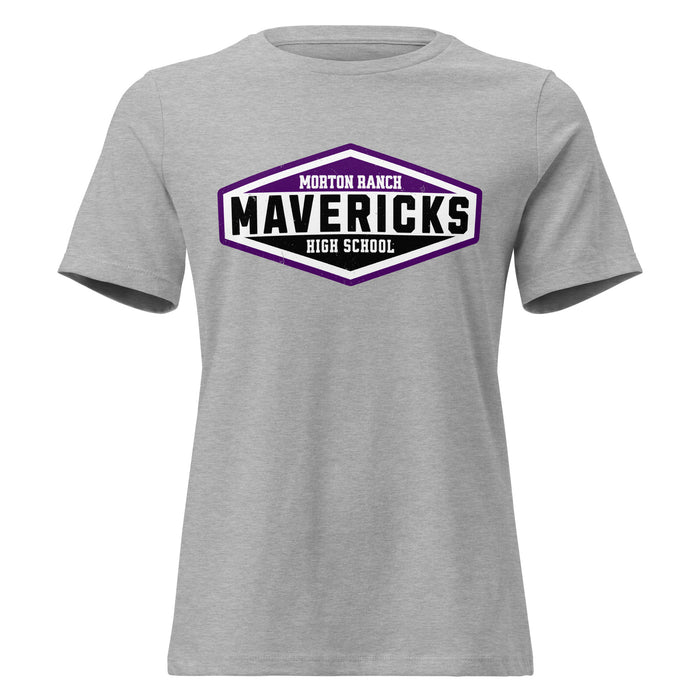 Morton Ranch High School Mavericks Women's Relaxed Fit T-shirt 009