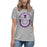 Student wearing Morton Ranch High School Mavericks Women's Relaxed Fit T-shirt 229