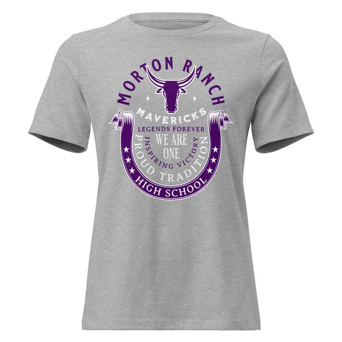 Morton Ranch High School Mavericks Women's Relaxed Fit T-shirt 229
