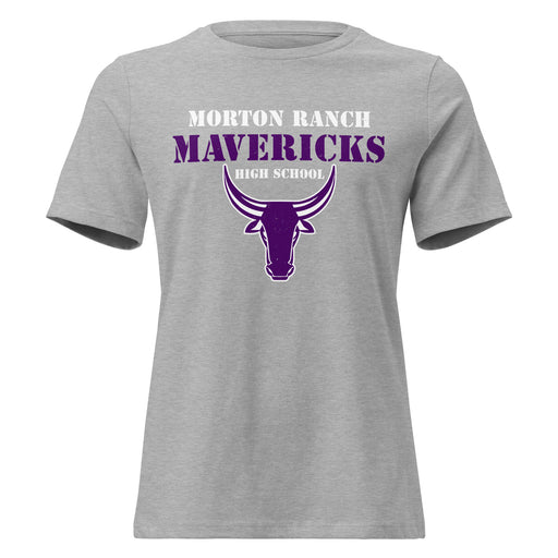 Morton Ranch High School Mavericks Women's Relaxed Fit T-shirt 017
