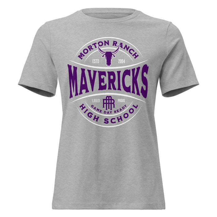 Morton Ranch High School Mavericks Women's Relaxed Fit T-shirt 218