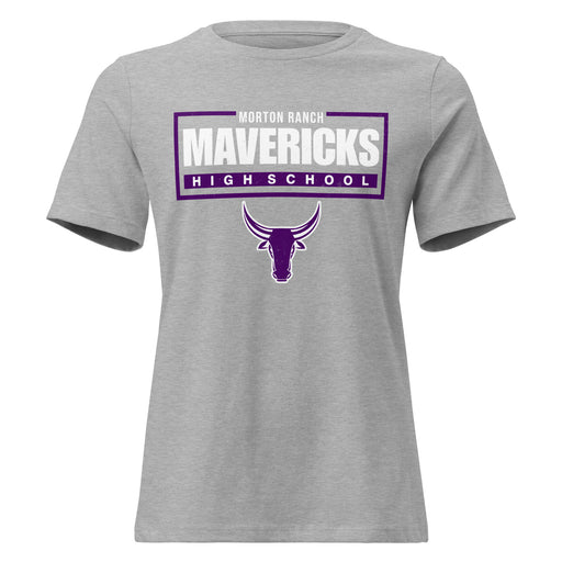 Morton Ranch High School Mavericks Women's Relaxed Fit T-shirt 049