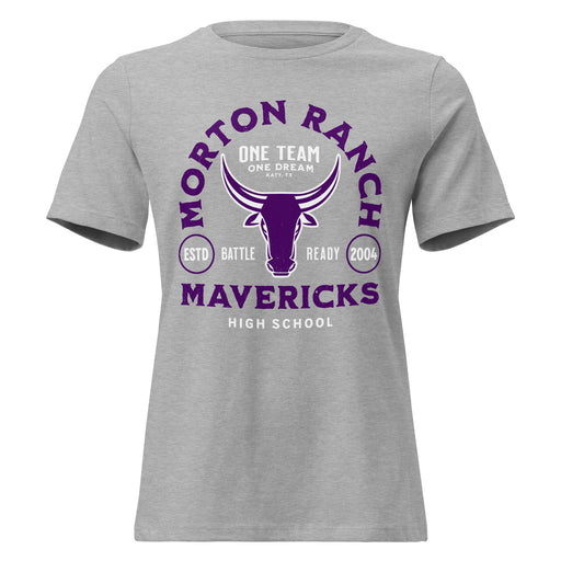 Morton Ranch High School Mavericks Women's Relaxed Fit T-shirt 208