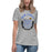 Young lady wearing New Caney High School Eagles Women's Relaxed Fit T-shirt 229