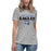 Student wearing New Caney High School Eagles Women's Relaxed Fit T-shirt 017