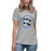 Lady wearing New Caney High School Eagles Women's Relaxed Fit T-shirt 214