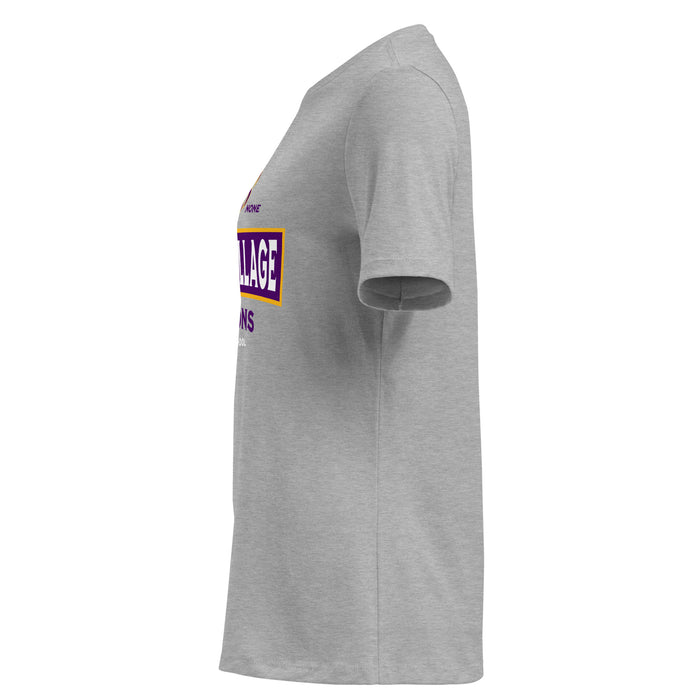 Side view of Jersey Village High School Falcons Women's Relaxed Fit T-shirt 202