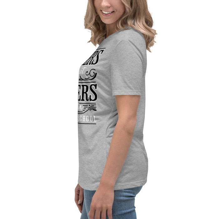 Side view of Martin High School Warriors Women's Relaxed Fit T-shirt 237