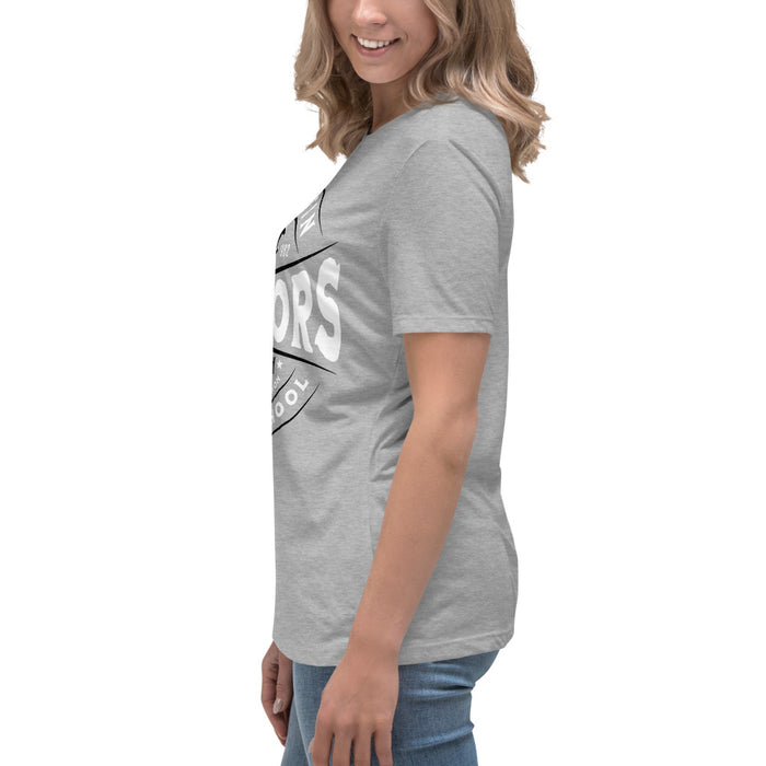 Side view of Martin High School Warriors Women's Relaxed Fit T-shirt 218