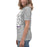Side view of Morton Ranch High School Mavericks Women's Relaxed Fit T-shirt 236