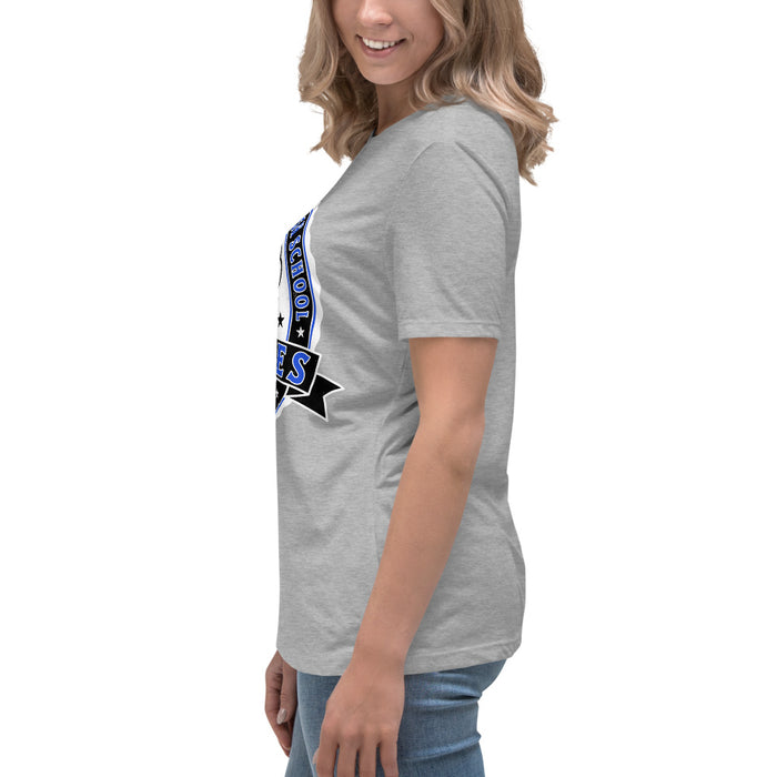 Side view of New Caney High School Eagles Women's Relaxed Fit T-shirt 212