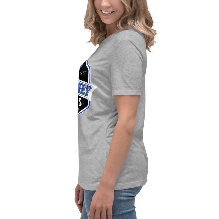 Side view of New Caney High School Eagles Women's Relaxed Fit T-shirt 209