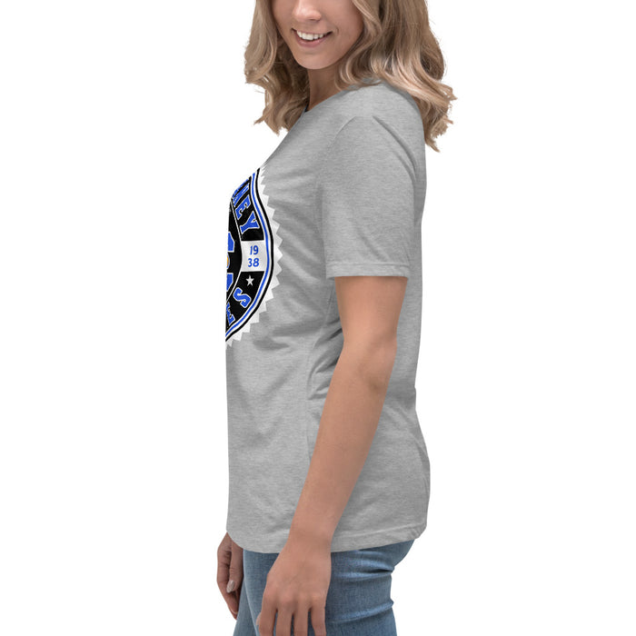 Side view of New Caney High School Eagles Women's Relaxed Fit T-shirt 203