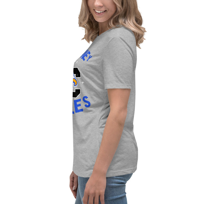 Side view of New Caney High School Eagles Women's Relaxed Fit T-shirt 228