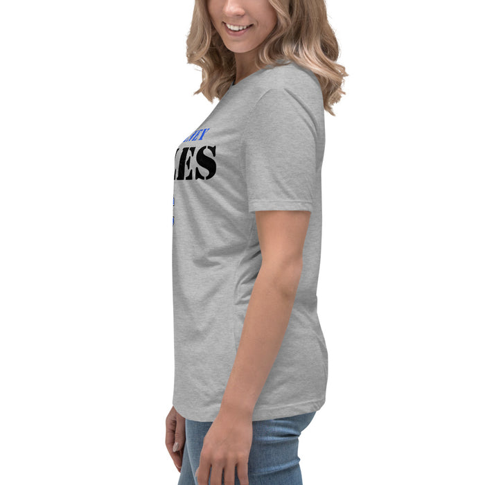 Side view of New Caney High School Eagles Women's Relaxed Fit T-shirt 017