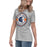 Side view of Seven Lakes High School Spartans Grey Women's T-shirt 203