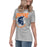 Side view of Seven Lakes High School Spartans Grey Women's T-shirt 213