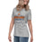 Side view of Seven Lakes High School Spartans Grey Women's T-shirt 217