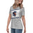 Side view of Seven Lakes High School Spartans Grey Women's T-shirt 223