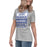 Side view of St. Frederick High School Warriors Grey Women's T-shirt 001