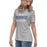 Side view of St. Frederick High School Warriors Grey Women's T-shirt 024