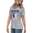 Side view of St. Frederick High School Warriors Grey Women's T-shirt 204